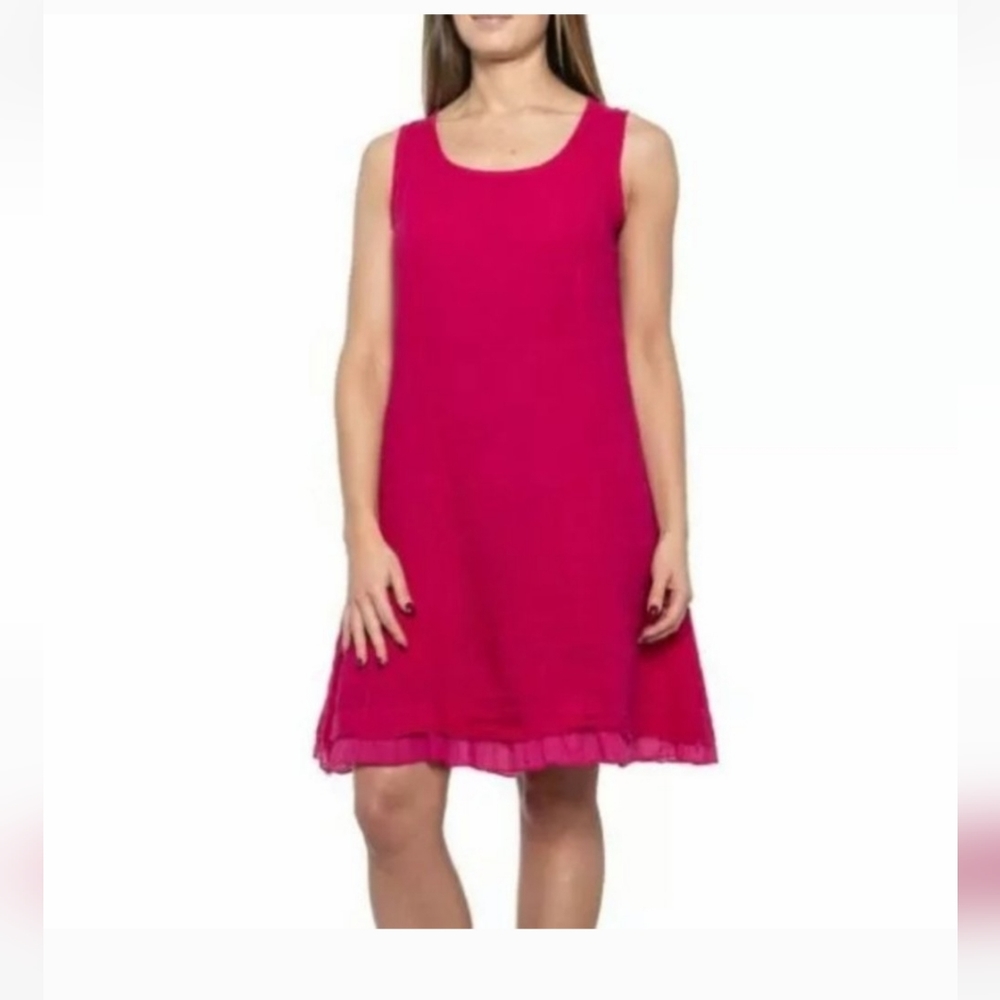 Allegra Masetti Firenzi Made in Italy Sleeveless Dress Sz L EUC - Picture 2 of 10
